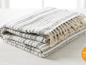 Handwoven Cotton Bath Mat