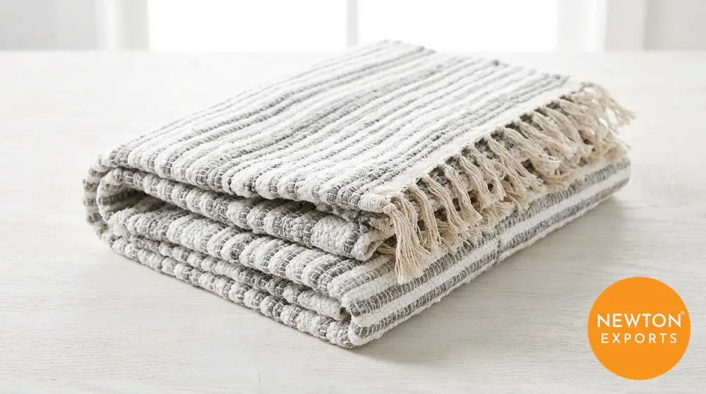 Handwoven Cotton Bath Mat
