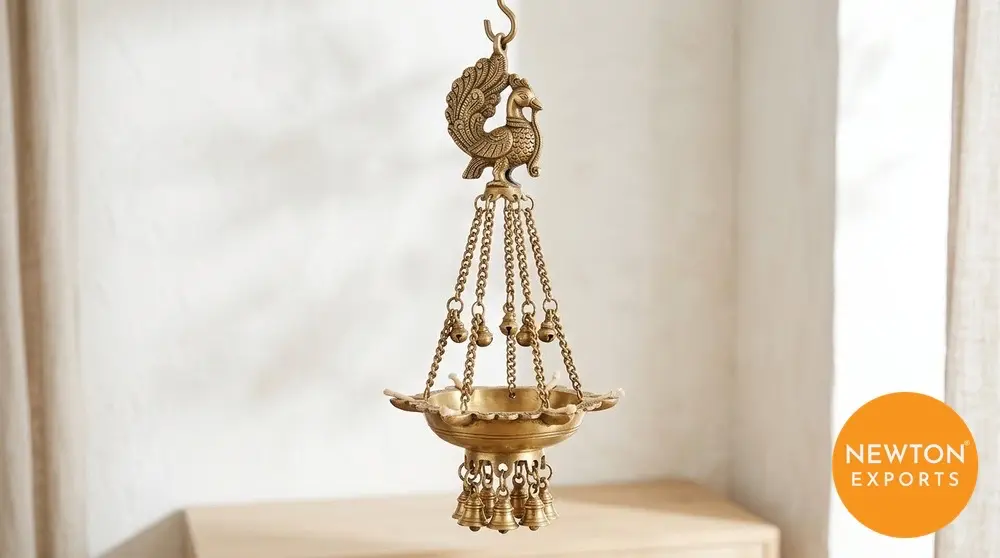 Hanging Brass Diya