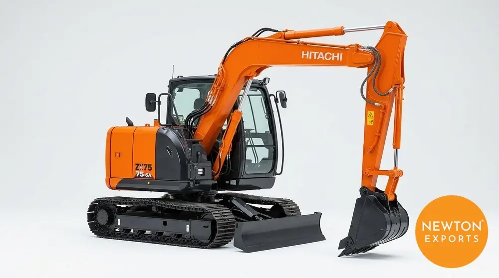 hitachi zx75 6a excavator