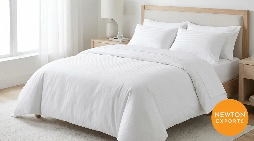 Hotel White Bedsheet - Image 2