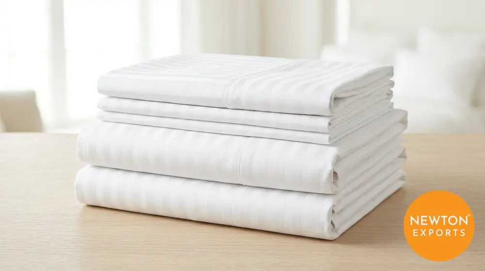 Hotel White Bedsheet