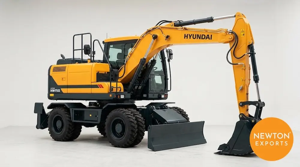 hyundai hw150 wheeled excavator
