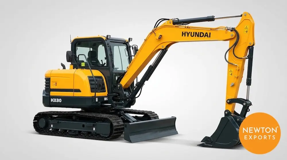 hyundai hx80 midi excavator