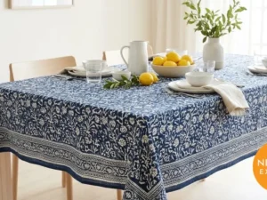 Indigo Dabu Tablecloth