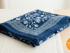 Indigo Dabu Tablecloth