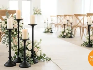 Iron Pillar Candle Holder