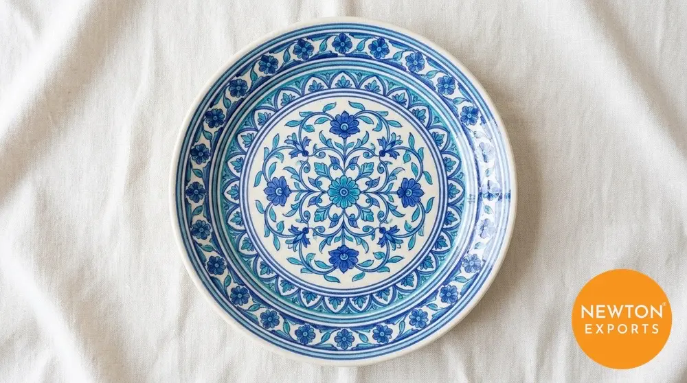 Jaipur Blue Pottery Plate