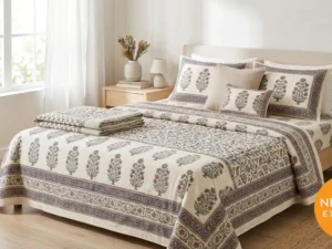 Jaipuri Block Print Bedsheet