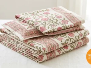 Jaipuri Block Print Bedsheet