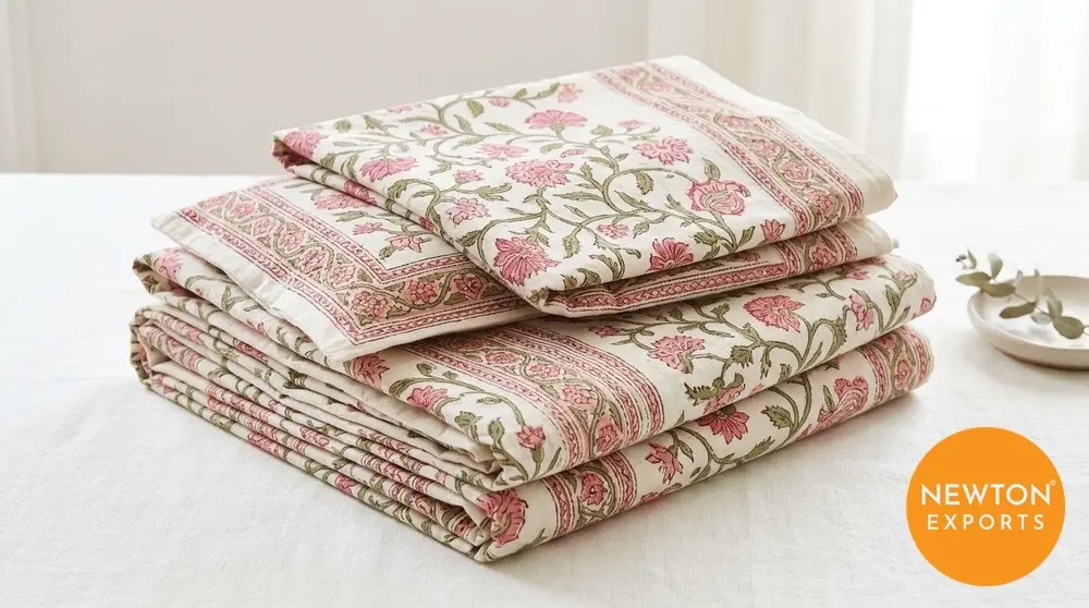 Jaipuri Block Print Bedsheet