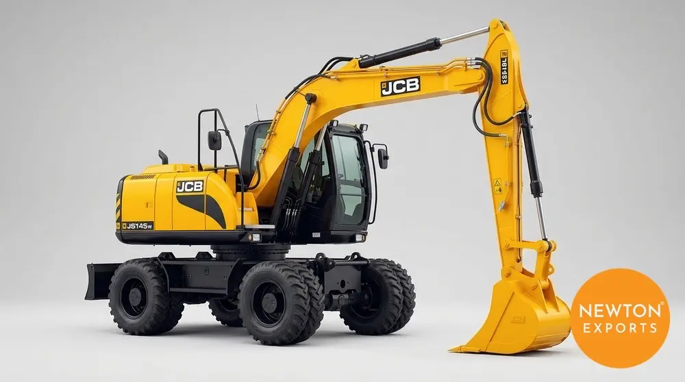 jcb js145w wheeled excavator