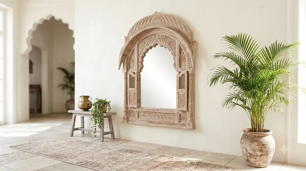 Jharokha mirror