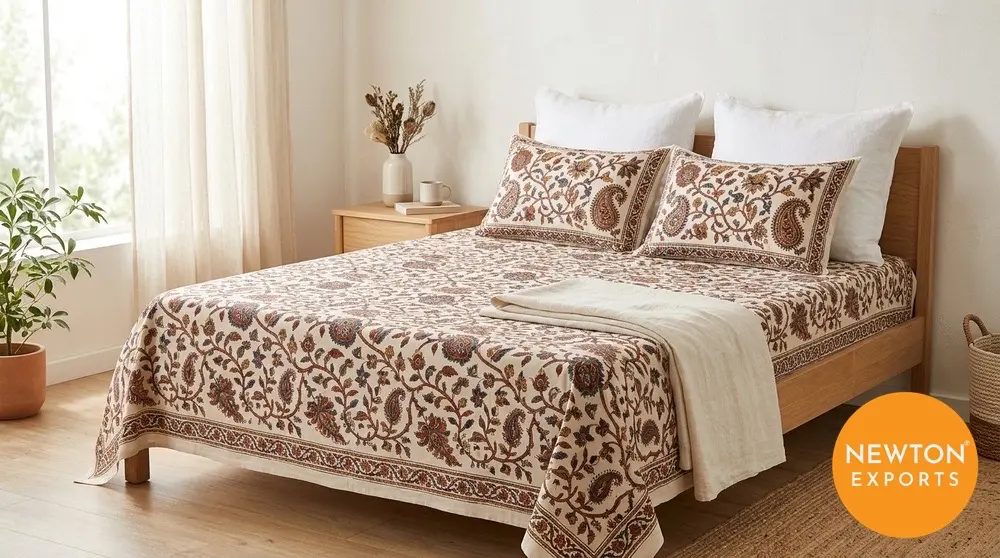 Kalamkari Bedsheet - Image 2