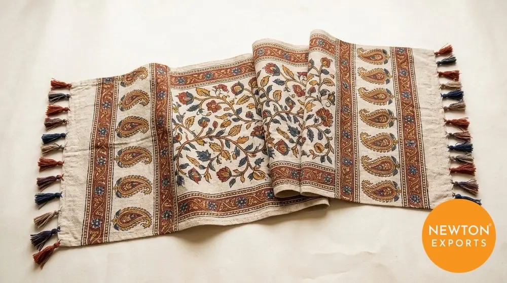 kalamkari table runner