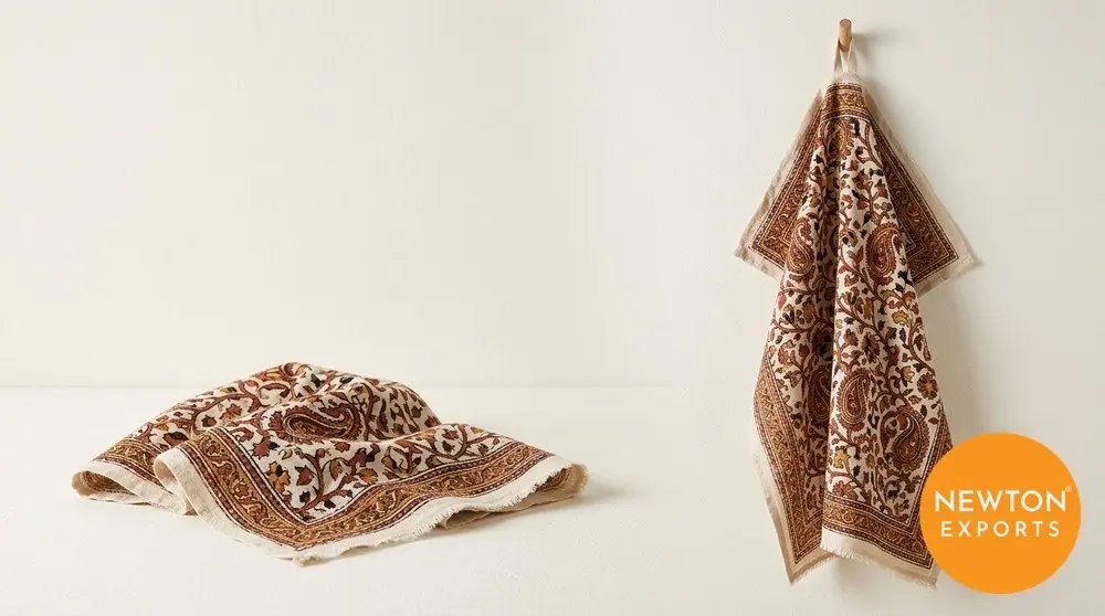 kalamkari tea towel
