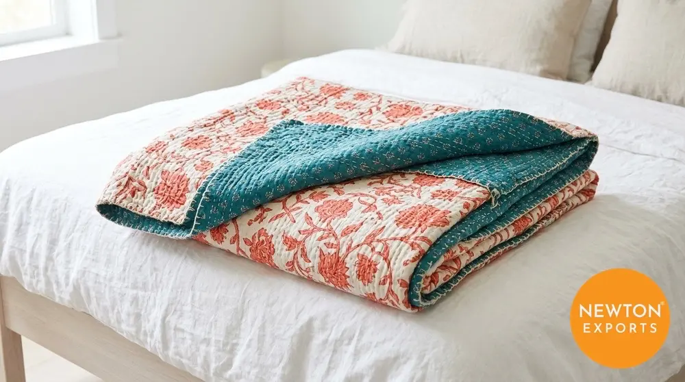 Kantha Bedspread