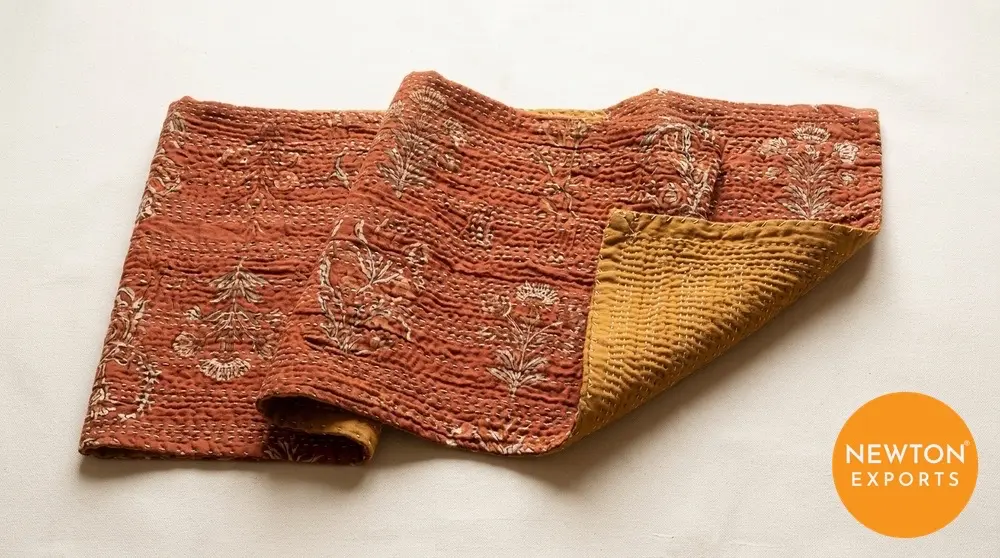 kantha table runner