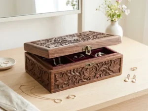 Kashmiri Walnut Wood Box