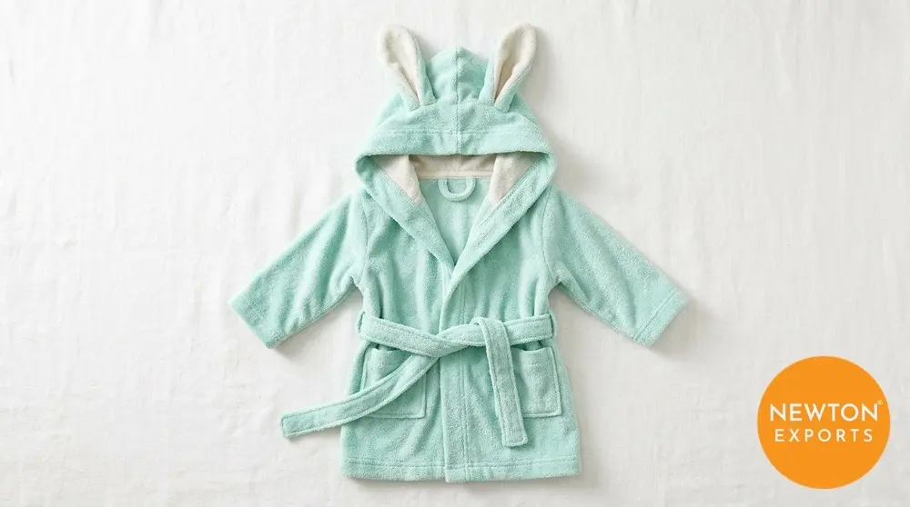 Kids Hooded Bathrobe