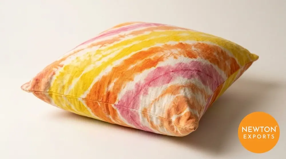 Leheriya Tie Dye Cushion Cover