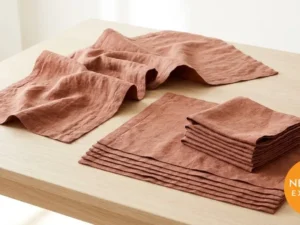 Linen Runner Placemat and Napkin Set