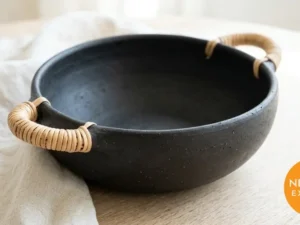 Longpi Black Pottery Bowl
