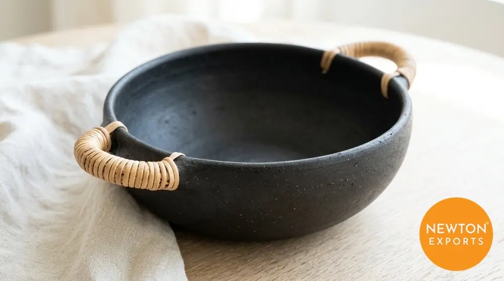 Longpi Black Pottery Bowl