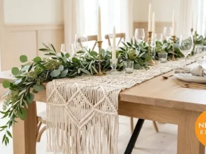 Macrame Table Runner
