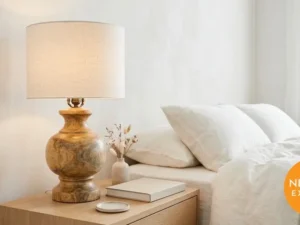 Mango Wood Table Lamp
