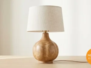 Mango Wood Table Lamp