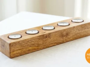 Mango Wood Tea Light Holder
