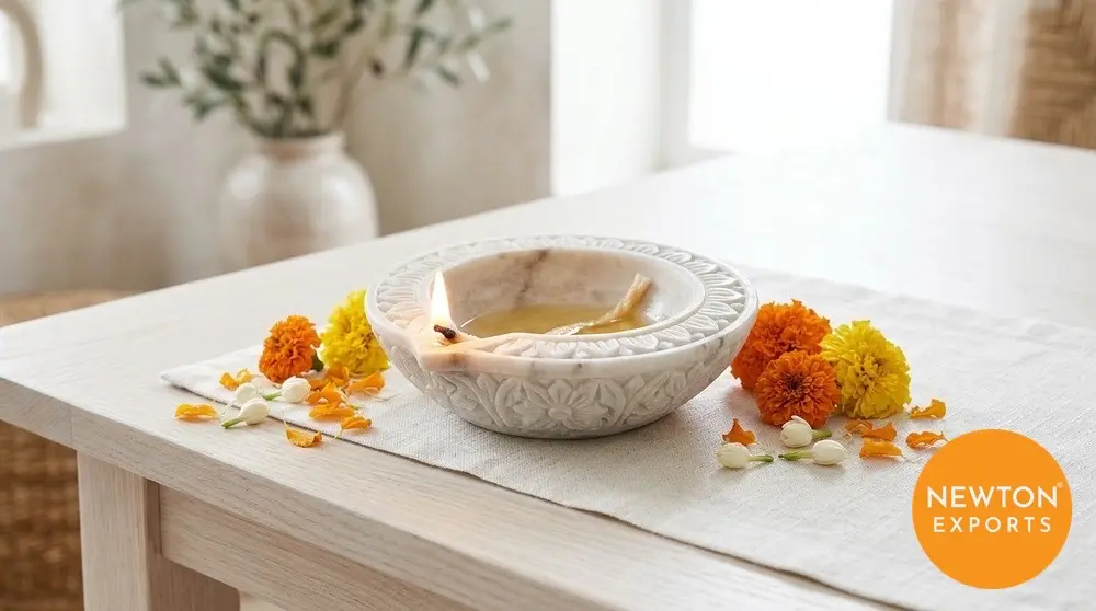 Marble diya
