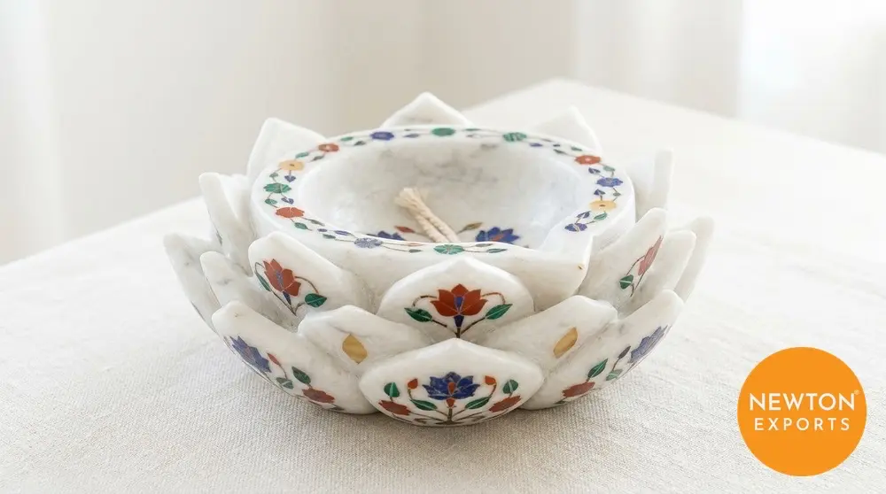 Marble Diya