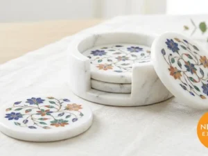 Marble Inlay Coasters