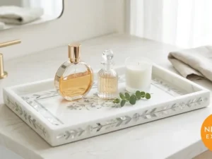 Marble Inlay Tray