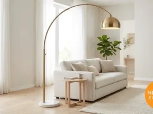 Metal Arc Floor Lamp