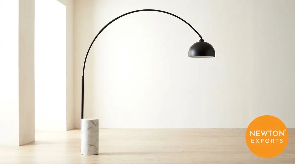 Metal Arc Floor Lamp