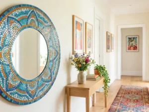 Mosaic Glass Mirror