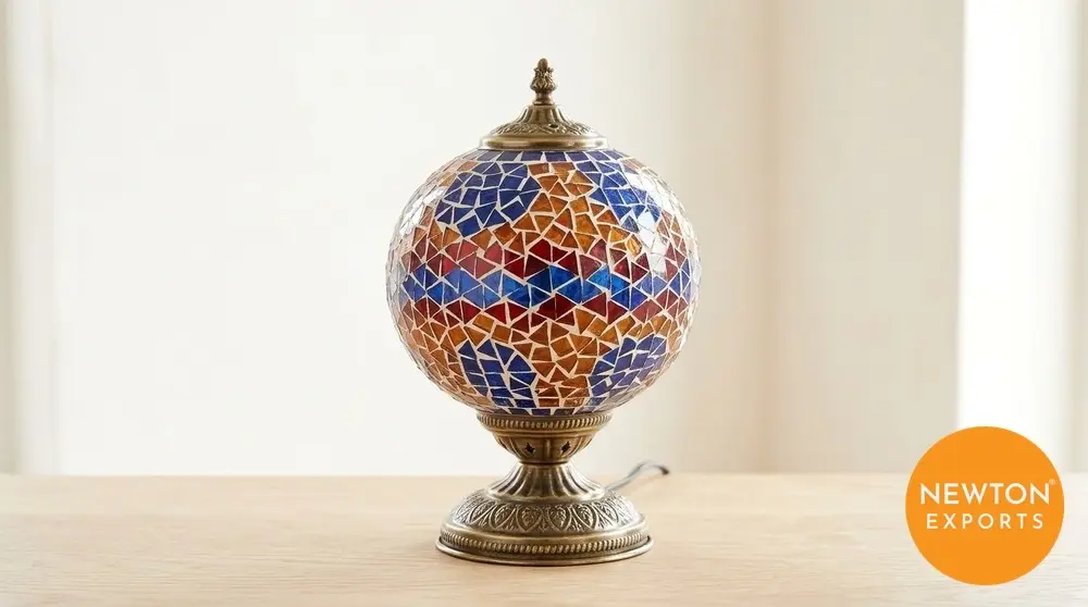 Mosaic Glass Table Lamp
