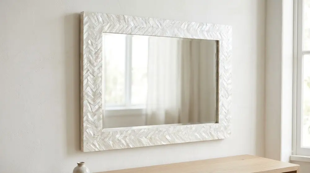 Mother of Pearl Mirror