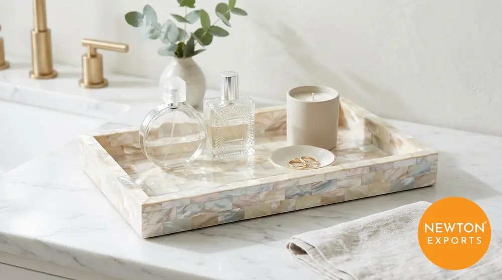 Mother of Pearl Vanity Tray - Image 2