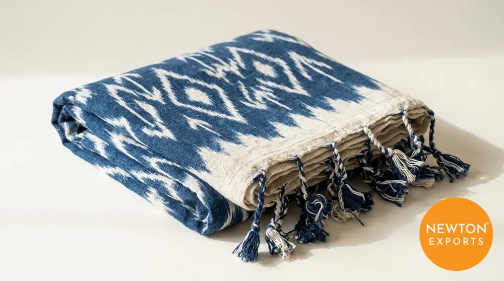 Pochampally Ikat Throw
