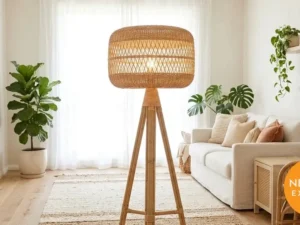 Rattan Floor Lamp