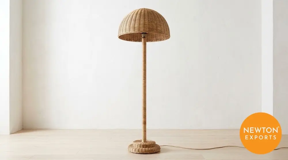 Rattan Floor Lamp