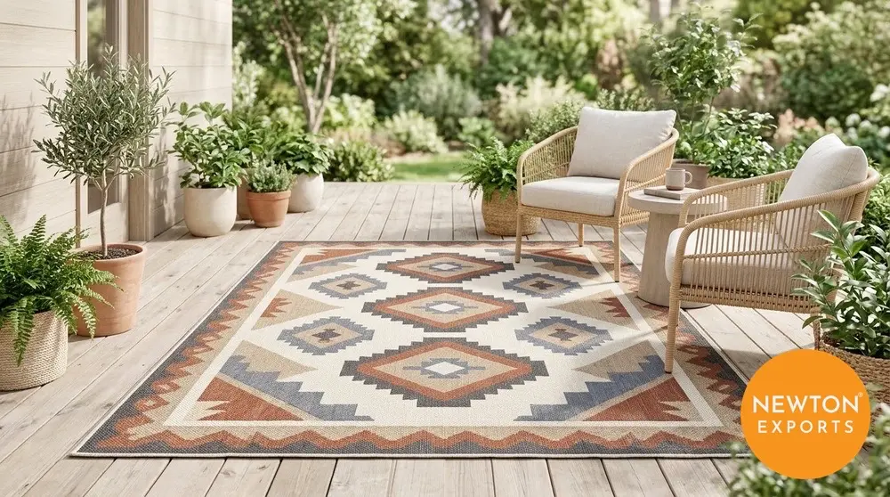 Recycled PET Outdoor Rug - Image 2