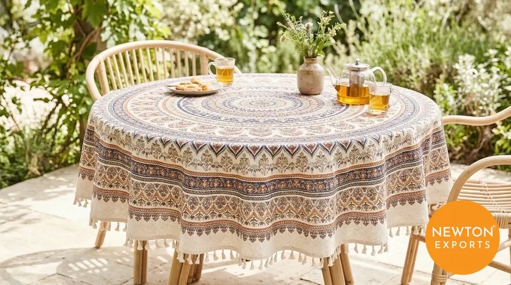 Round Mandala Tablecloth - Image 2