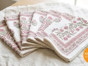 Sanganeri Block Print Napkins