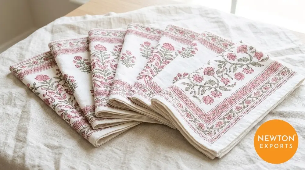 Sanganeri Block Print Napkins