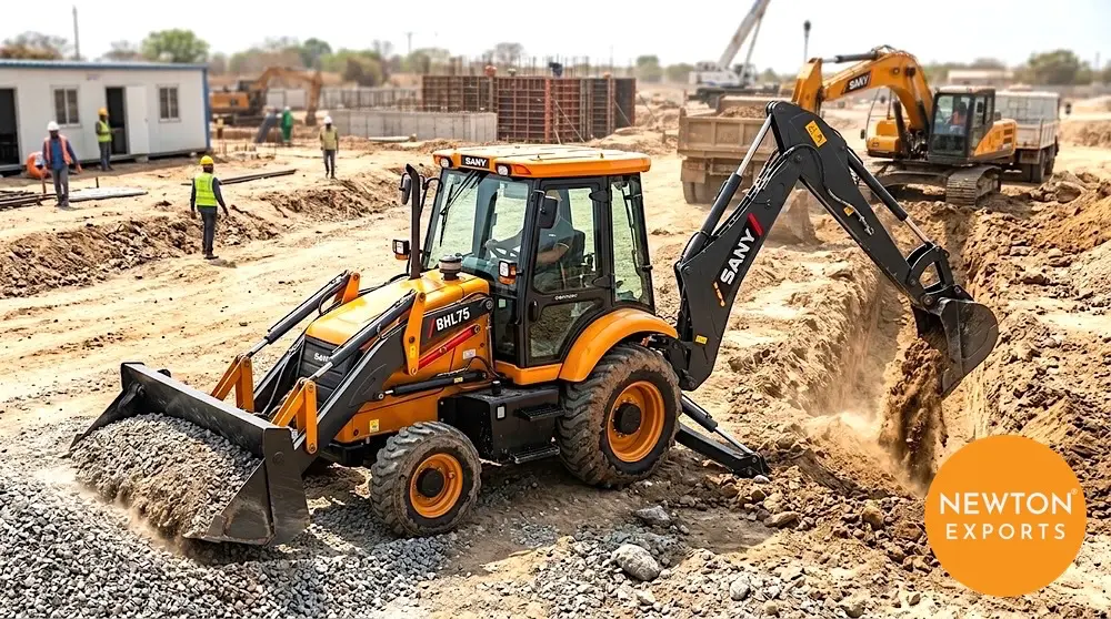 sany bhl75 backhoe loader 2